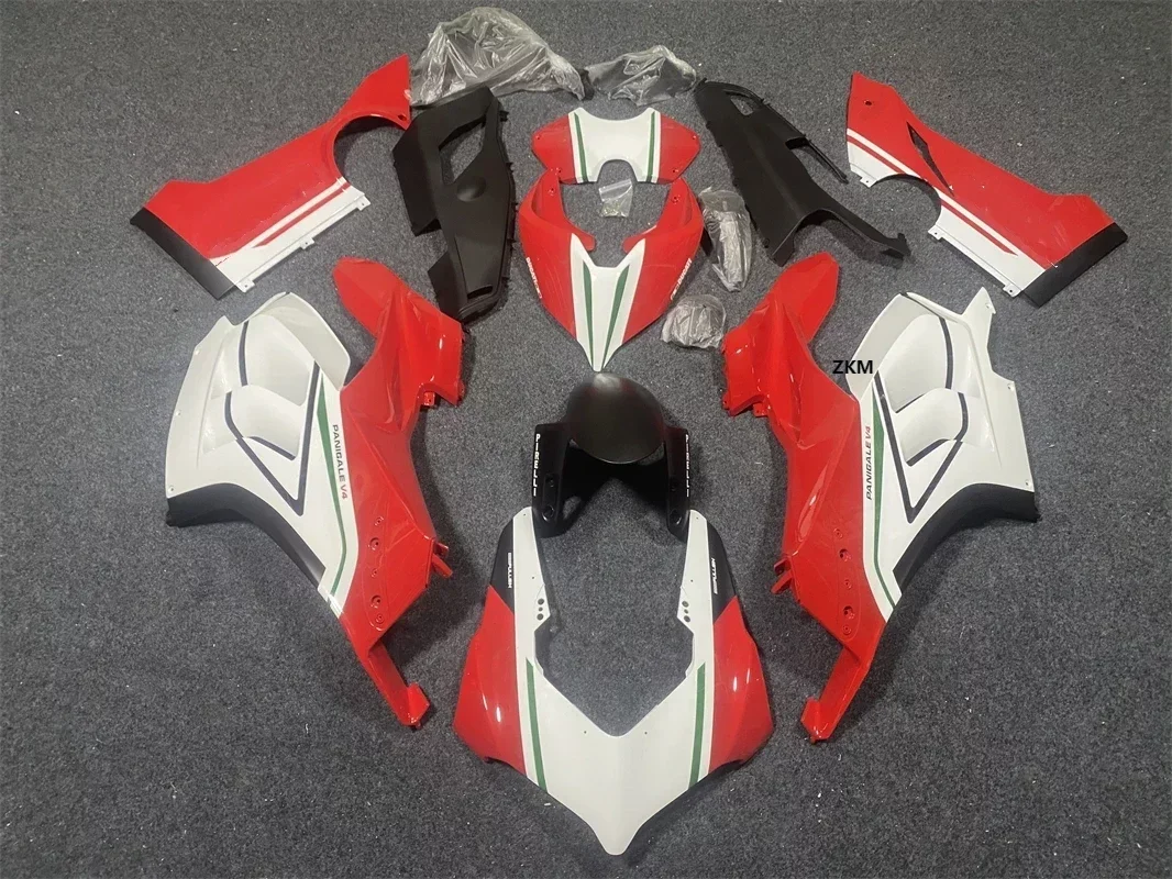 

For Panigale v4 v4s fairing kit 2018 2019 2020 2021 2022 high quality ABS injection body kit Red white