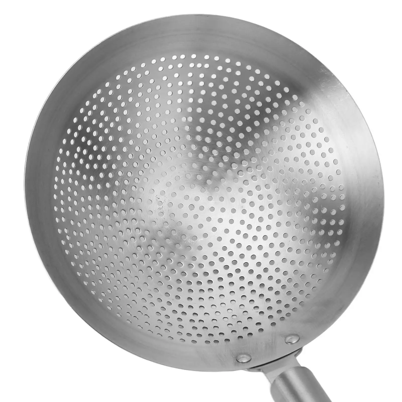 304 Stainless Steel Fine Filter Colander Spoon - 3mm Skimmer with Comfortable Handle for home Use