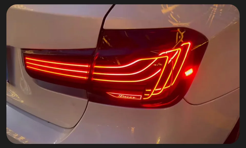 for BMW 3series F30,F35,F80 models modifying with laser lines on the rear lights, RGB LEDlight