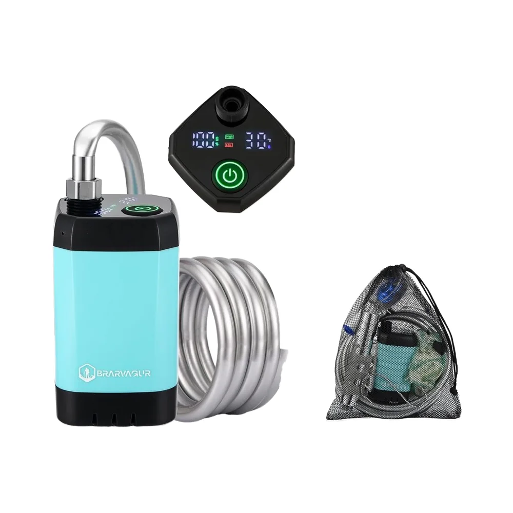 

STLF DZ WJW Advanced Portable Camping Shower, Upgrade 7800mAh Rechargeable Electric Shower Pump with USB-C,suitable for Outdoor