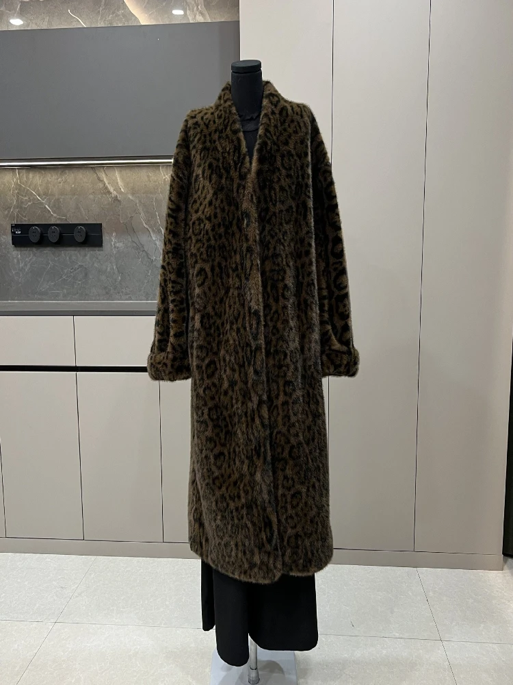 เสื้อโค้ทผู้หญิง ขนเฟอร์เทียม แจ็คเก็ต คอวี ลายเสือดาว หนา อุ่น สไตล์ Y2k เสื้อแจ็คเก็ตสตรีทแวร์ สง่างาม เสื้อคลุมทำงาน สำหรับฤดูใบไม้ร่วงและฤดูหนาว