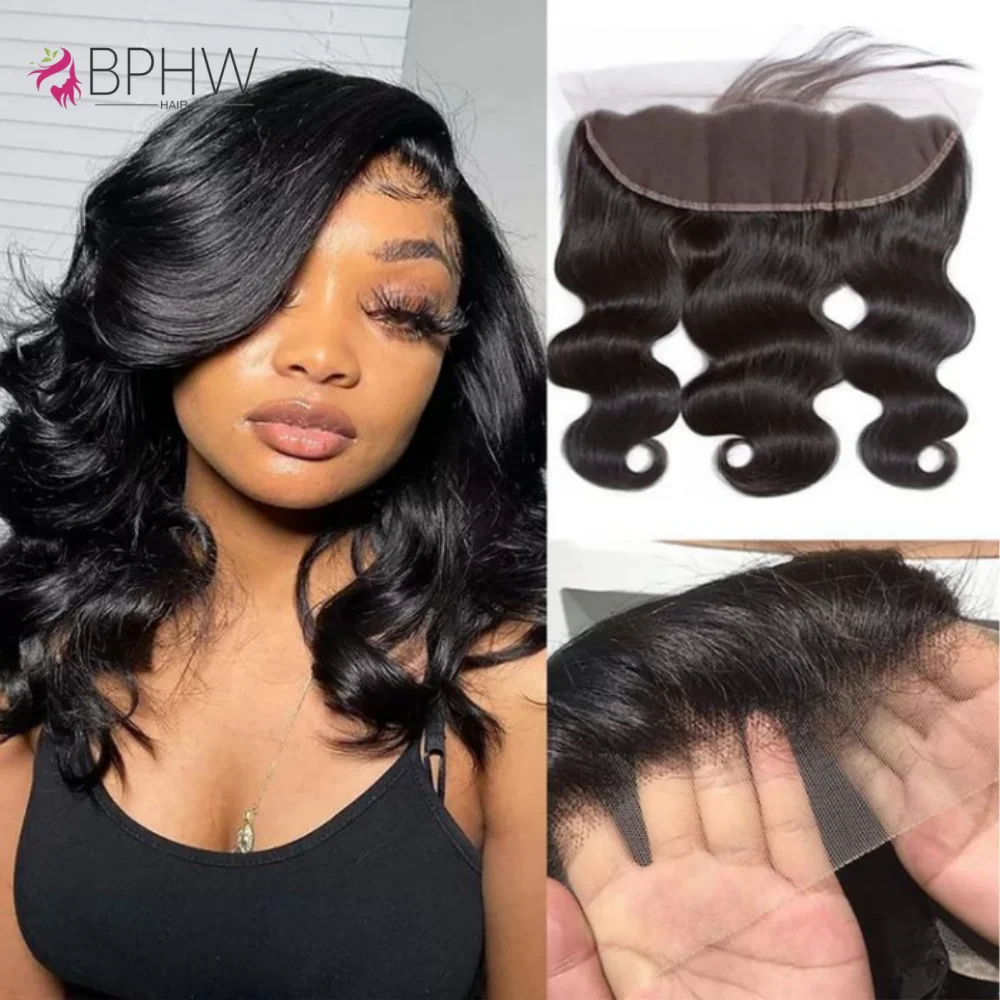 

HD 13x4 Lace Frontal Body Wave, предварительно выщипанный, 4x4 Swiss Full Body Wave Closure, только натуральный черный цвет, 100% человеческие волосы, бразильские волосы