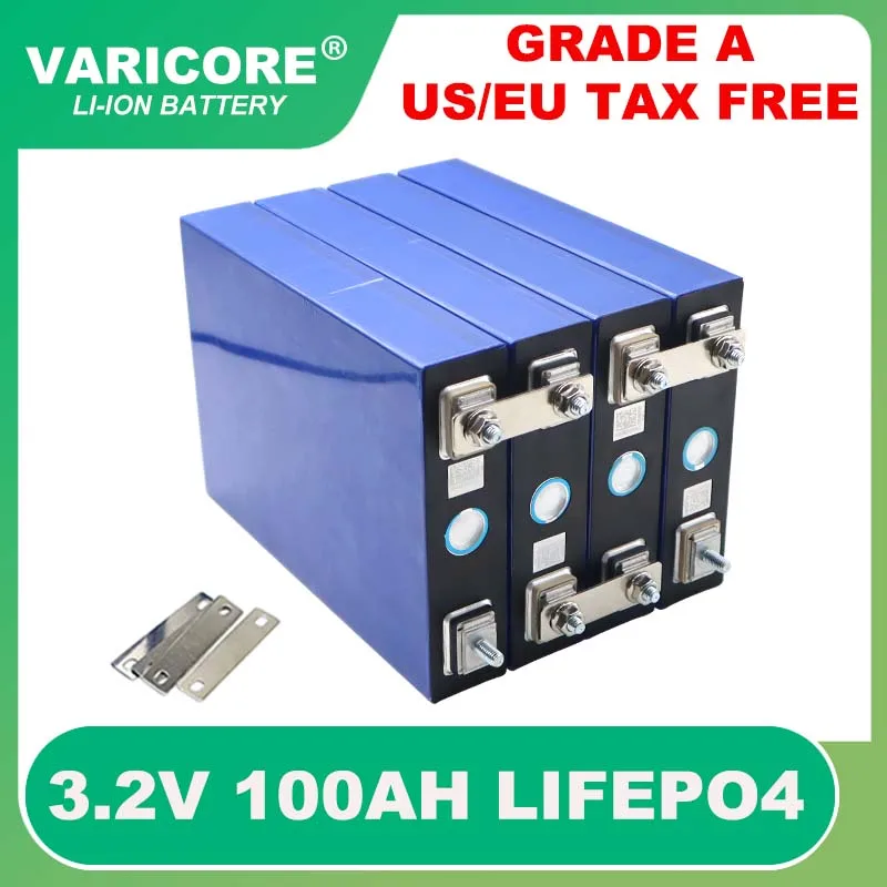 3.2V 100Ah battery DIY 12V 24V 3C LiFePO4 Lithium iron phospha for Golf cart Motorcycle Electric Car motor batteries Grade A