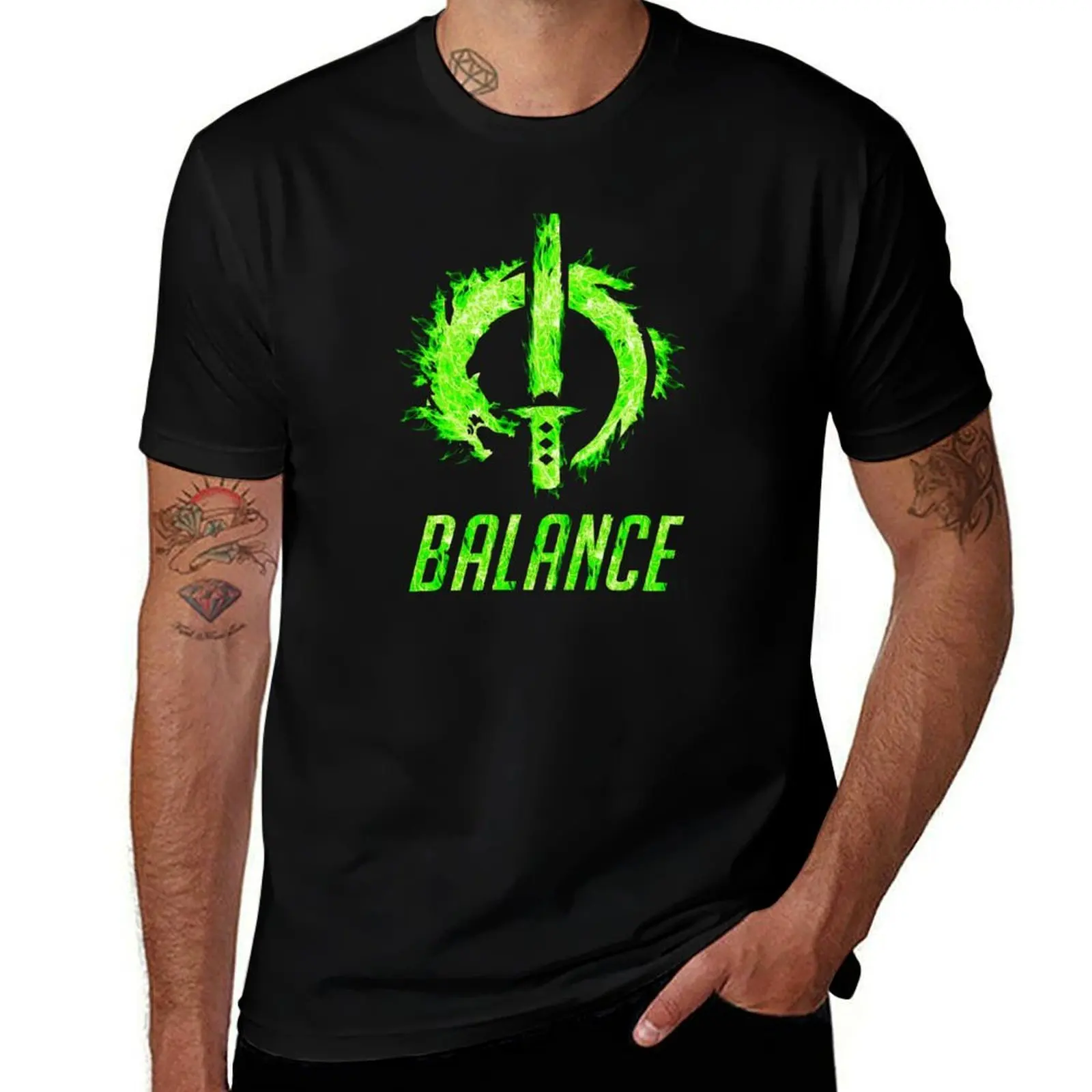 Balance T-Shirt Work Utility Casual Tee Shirt