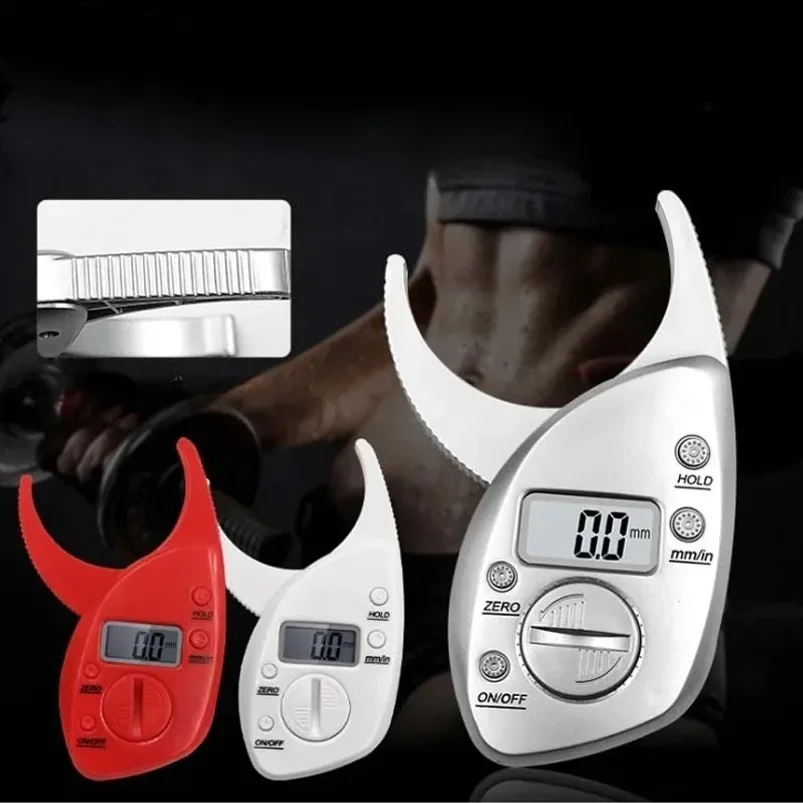 Digital Body Fat Caliper - Skinfold Measurement Tool for Accurate Body Fat Testing