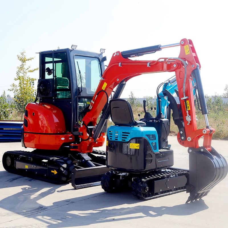 Free Shipping 3.5 Ton Kubota Engine Crawler Digger Farm Used Bagger 2.5Ton Mini Excavator Hine For Sale