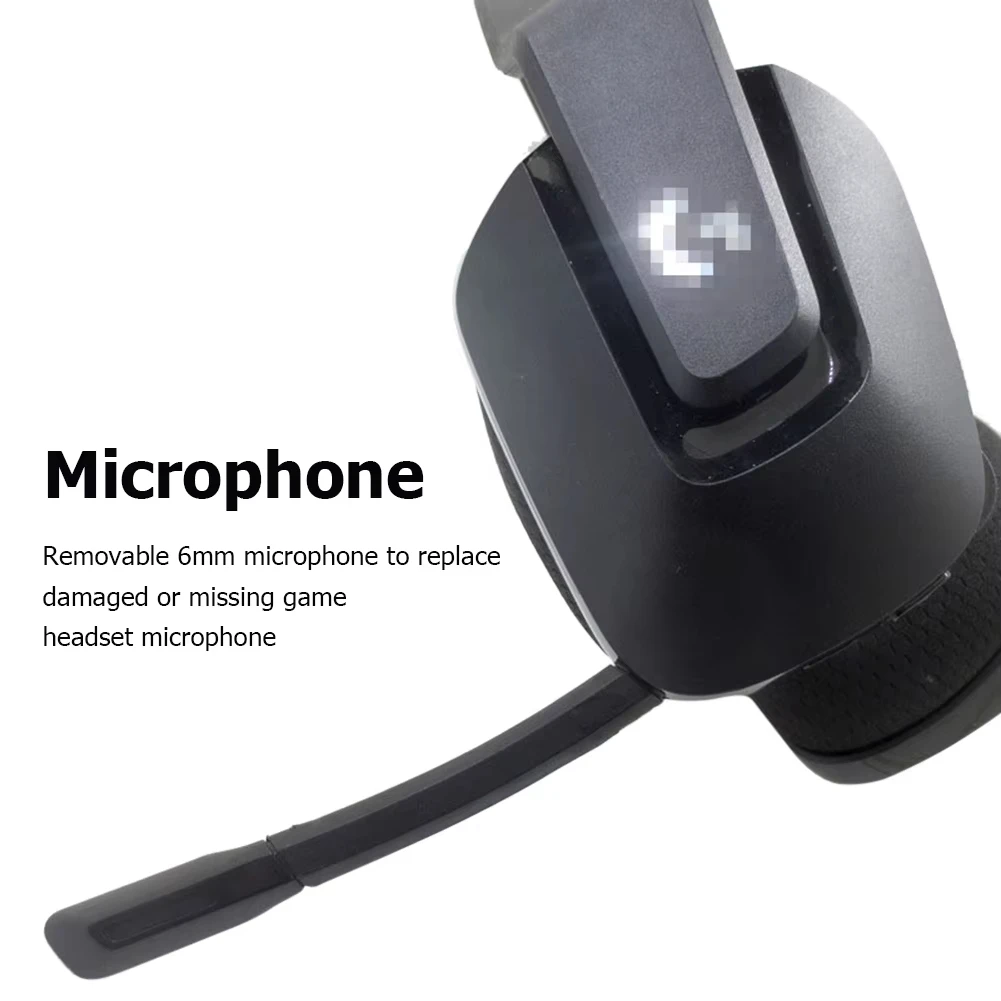 Suitable for Logitech G733 Light Speed Wireless Earphone Microphone, ABS Metal Material, Original Sound Input Transmission