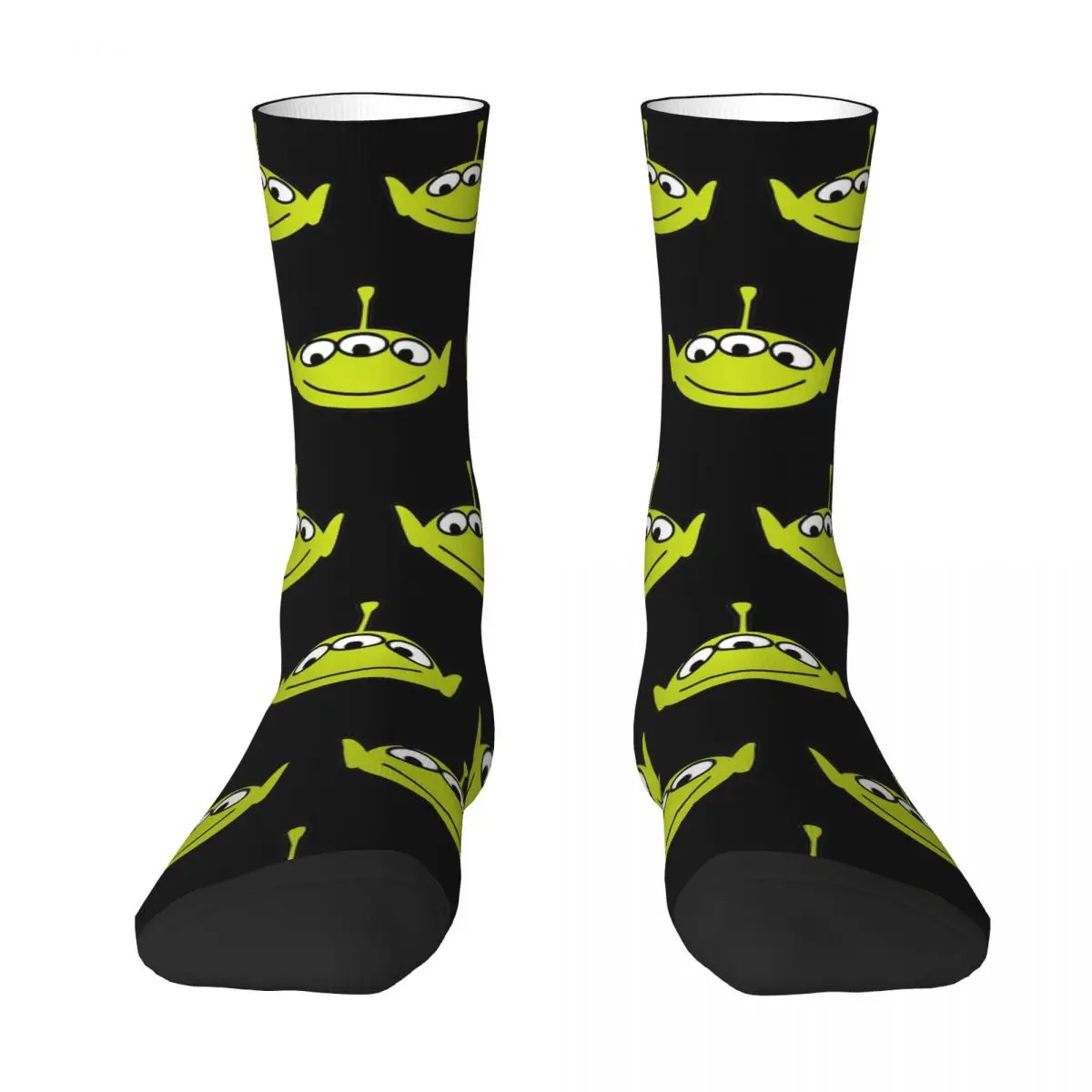 Bas d'escalade doux antibactériens pour hommes, chaussettes Alien Head Toy Story, chaussettes à motif Chimsocks, hiver