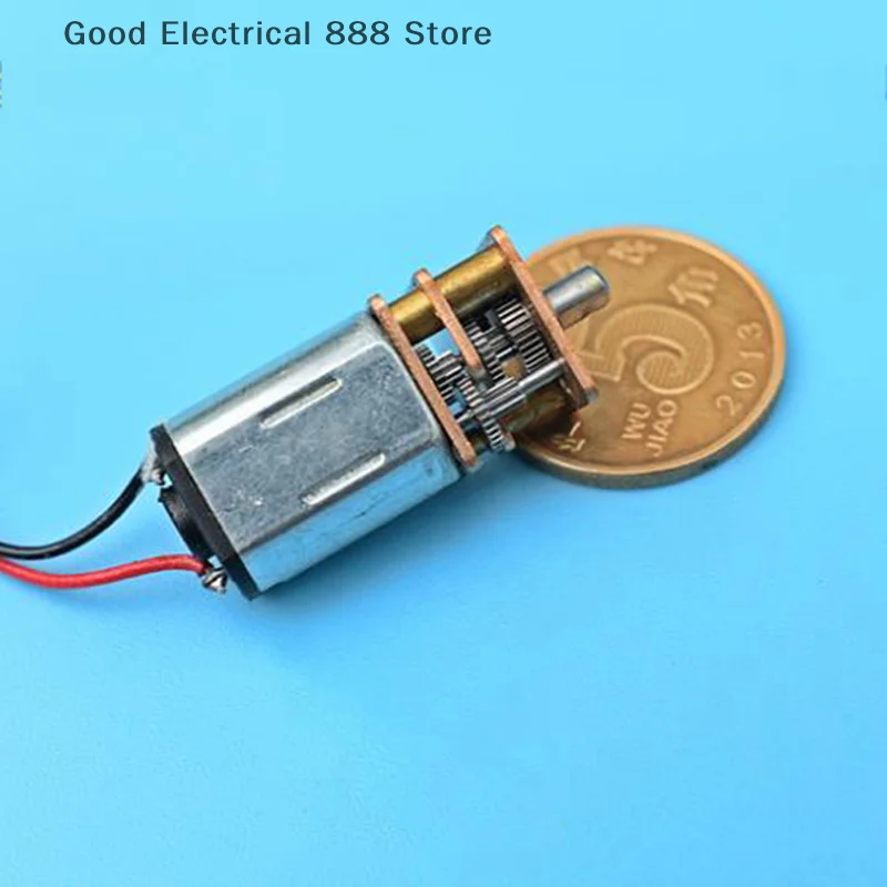【GE】1 قطعة DC3V-6V 5 فولت 28 دورة في الدقيقة مخفض السرعة البطيئة مايكرو ميني N20 محرك تروس علبة التروس المعدنية الكاملة
