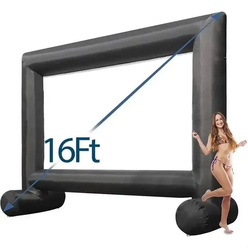 Projector Screen Giant Iatable Portable Professional Outdoor Movie Theatre Cinema With High Resolution For Home Backyard Part