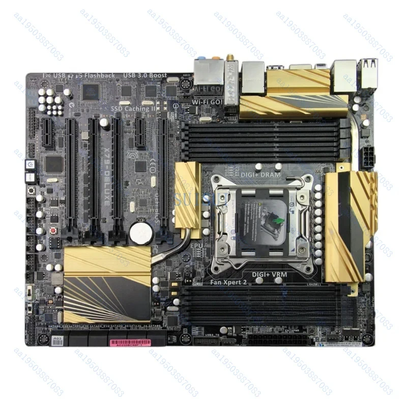 

USED For ASUS X79-DELUXE motherboard X79 LGA2011 8*DDR3 64G ATX Tested ok
