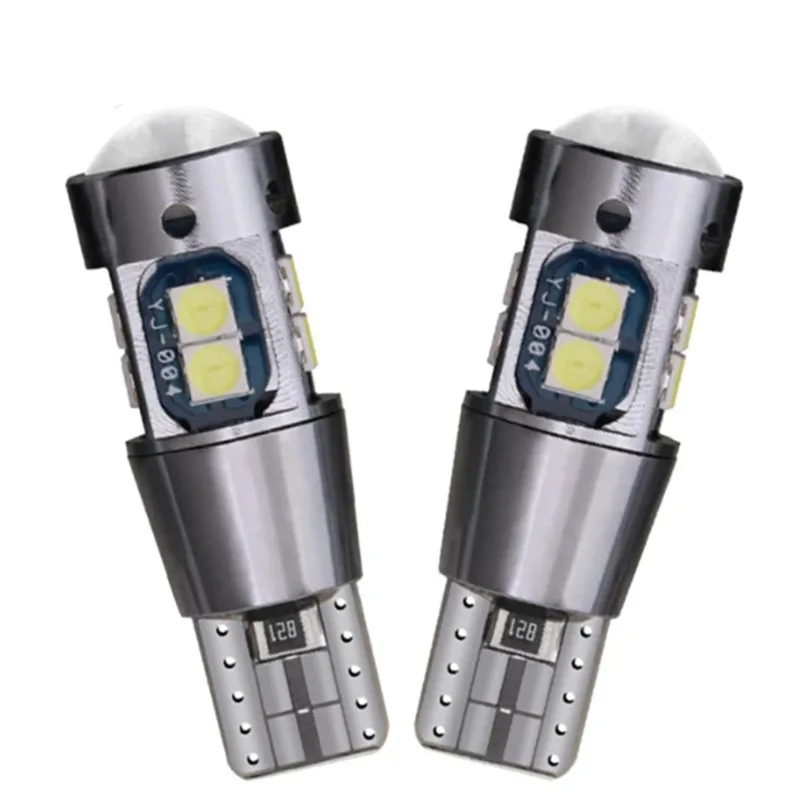 2 stücke t10 w5w 194 led-lampen für auto led signal licht canbus fehlerfrei 12v 10smd 6500k weiß keils eite kofferraum kennzeichen lampe