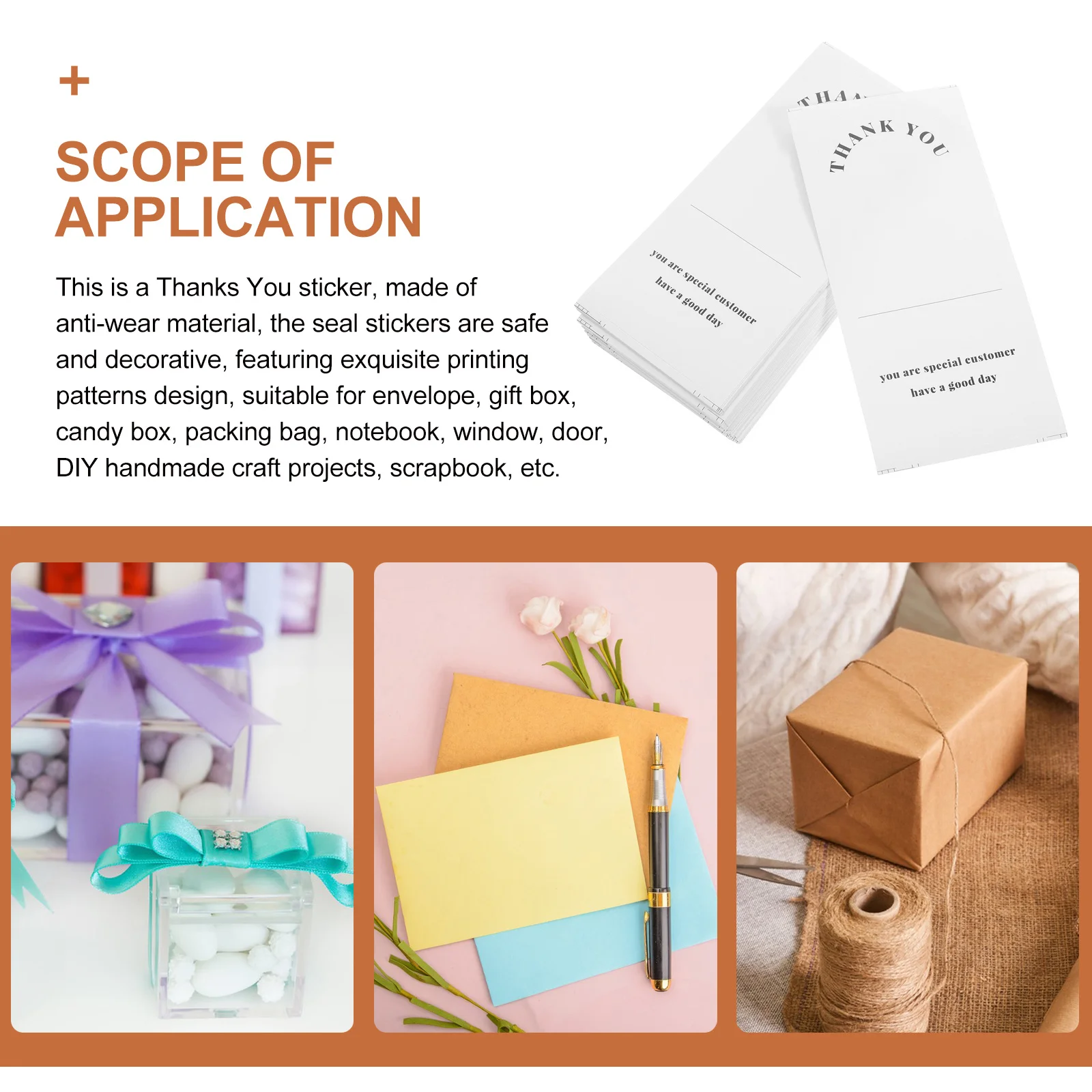 50 قطعة شكرا لك ملصق ذاتية اللصق ملصقات ختم الزخرفية لصندوق الهدايا كيس الحلوى التعبئة والتغليف DIY المشاريع الحرفية #3
