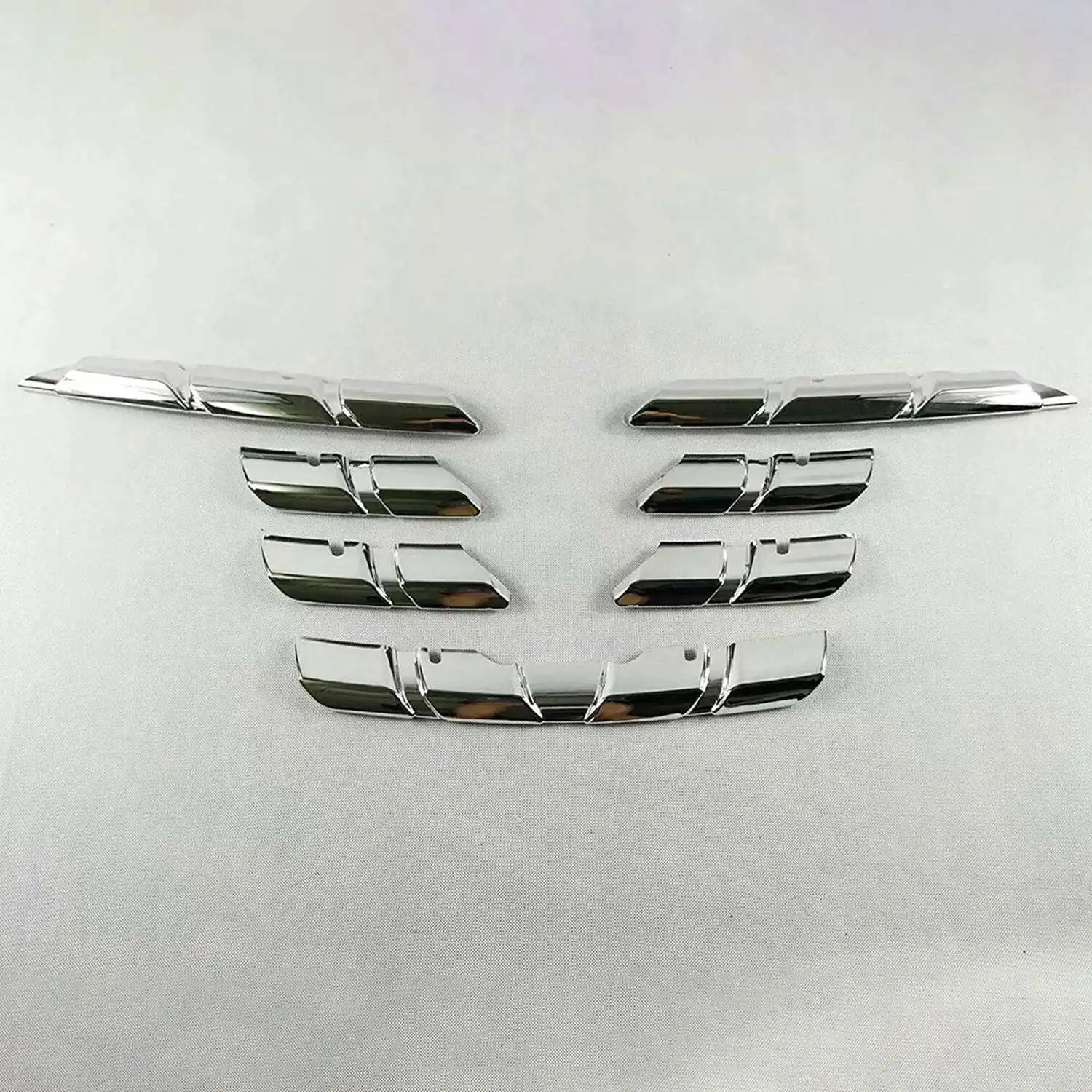 

For Renault Kadjar 2015-2018 Rear Fog Lights Covers Abs & Car Front Grille Cover Abs For Renault Kadjar 2015 2016 2017