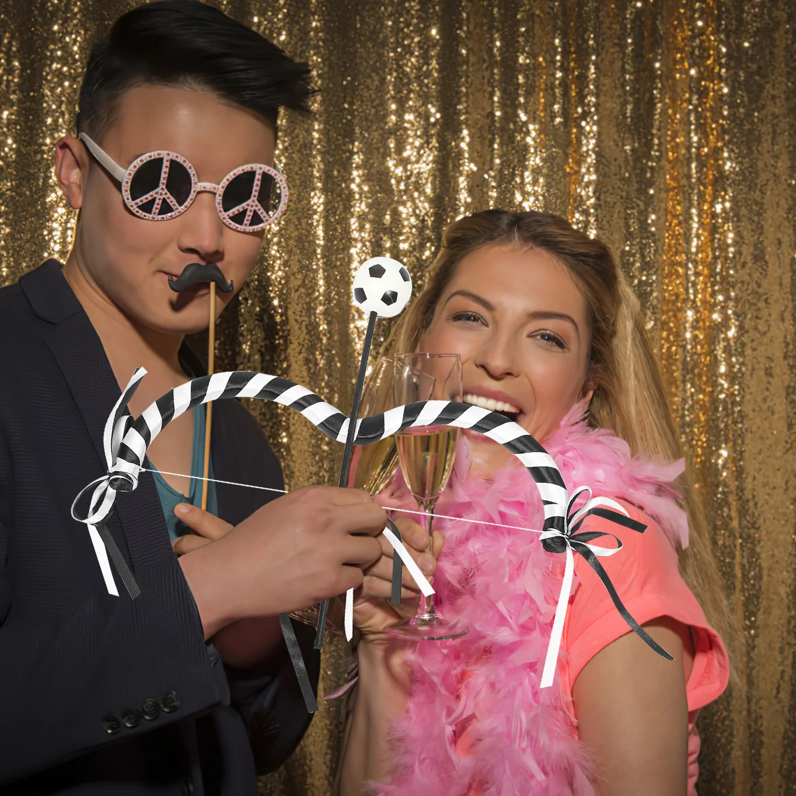 

1Set Cupid Arrow Bow Cosplay Party Photo Props Stage Show Masquerade Accessory Exquisite Cuteness Decor Cupid Costume