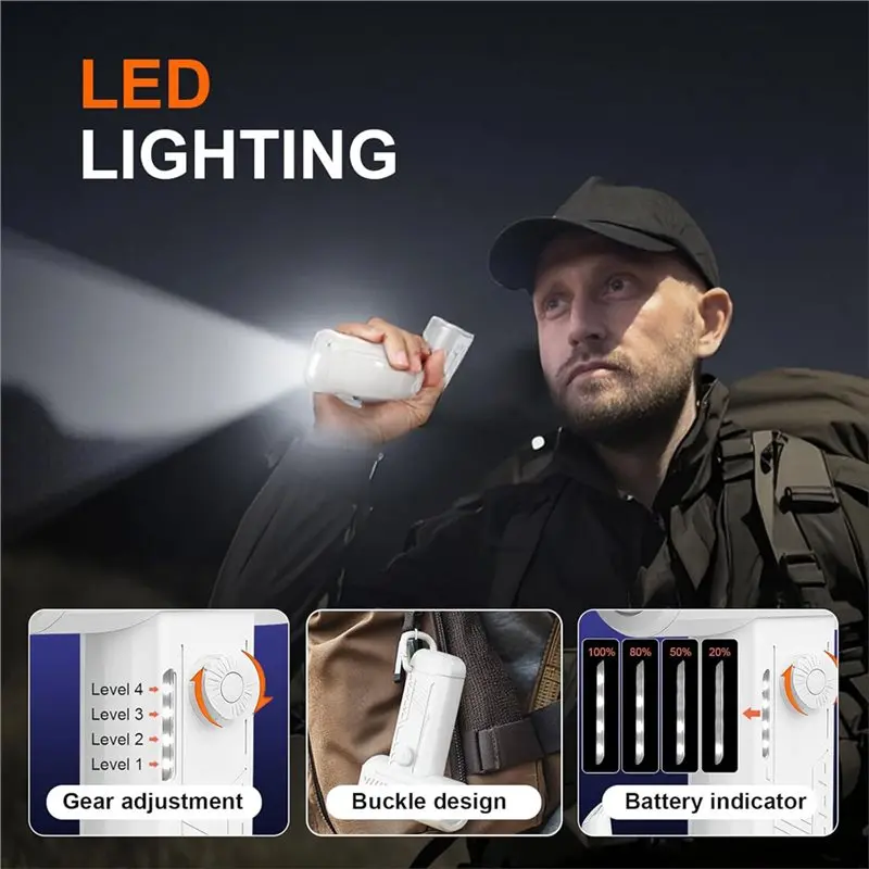 Soplador de aire eléctrico de 180000RPM con luz LED MOPHE, plumero de aire comprimido con ajuste de 4 engranajes para teclado, coche