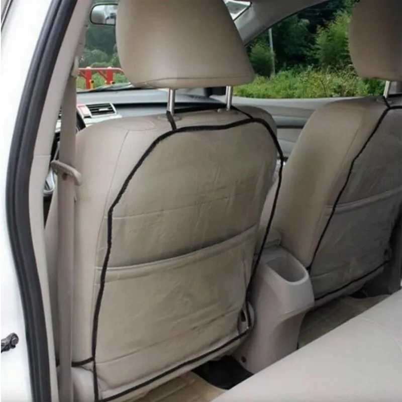 2pcs/lot Transparent PVC Accessories Baby Anti Kick tool bag,Back Seat Protection Cover Protector Sheet Auto Liner Vehicle Mat