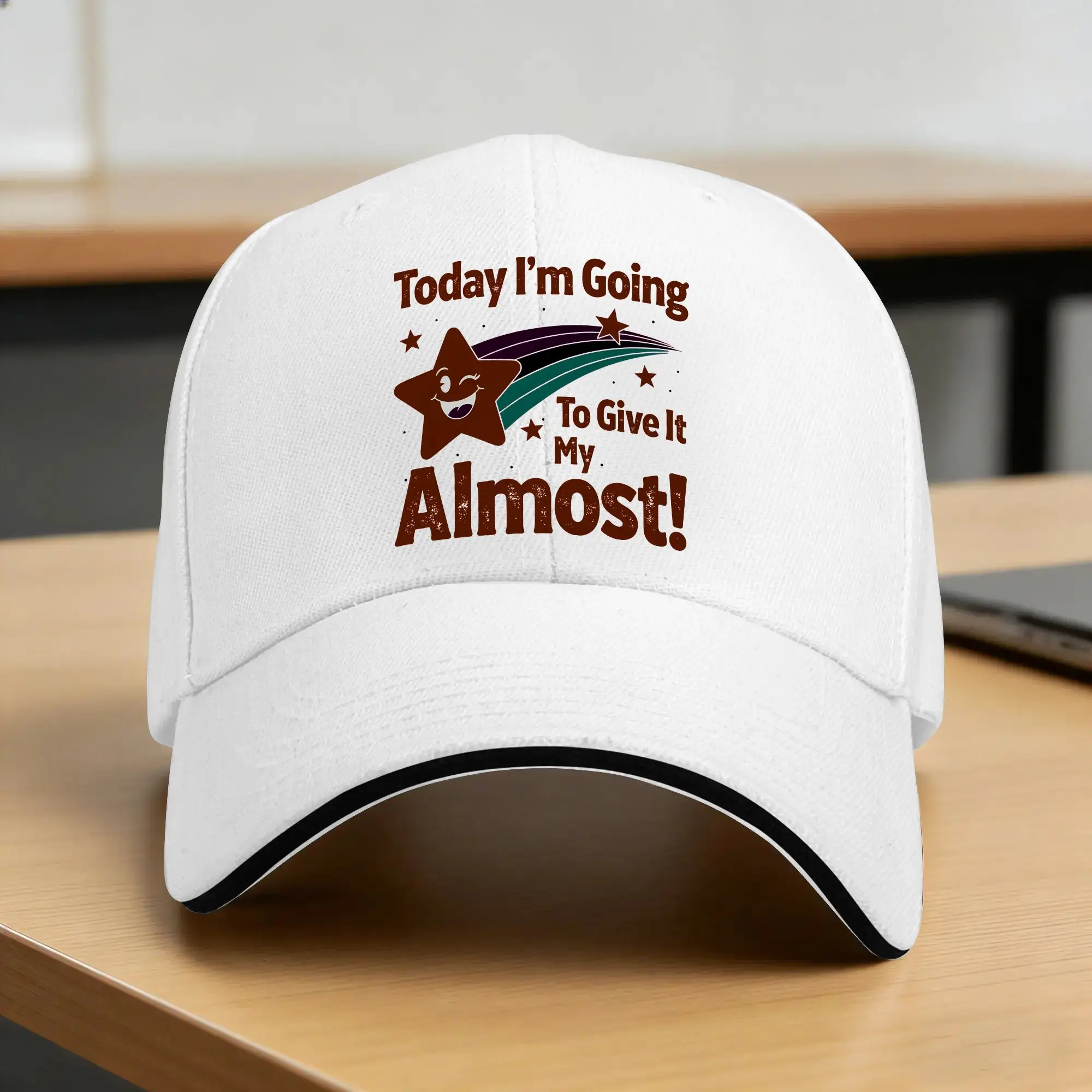 Today I'm Going To Give It My Almost Casual Baseball Cap Sarcastic Outdoor Gym Hip Hop Hats Summer Hot Sale Baseball Caps