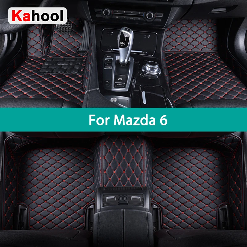 

KAHOOL Custom Car Floor Mats For Mazda 6 Atenza Auto Carpets Foot Coche Accessorie