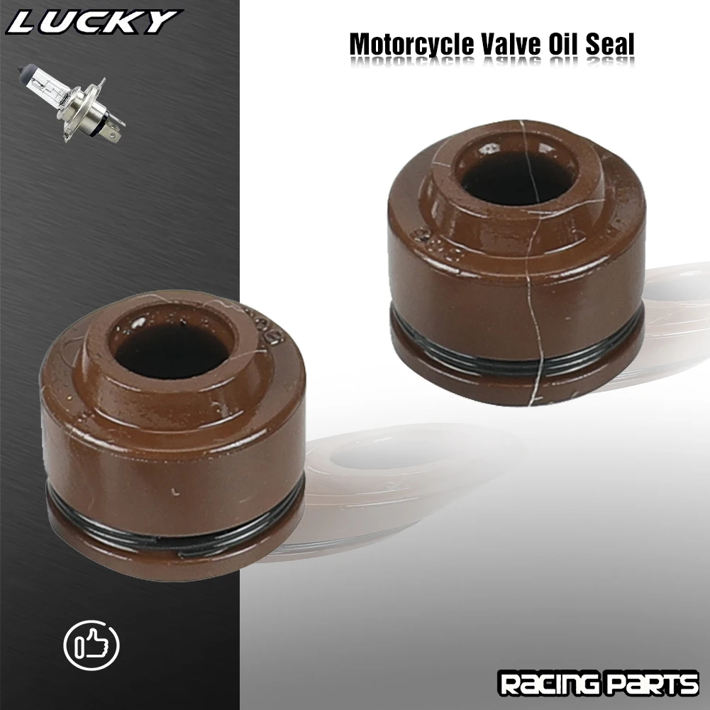 Motorcycle Valve Oil Seal For Lifan LF 50 70 90 110 125 140 150 160 cc Horizontal Engines Dirt Pit Bike monkey ATV Quad Go Kart