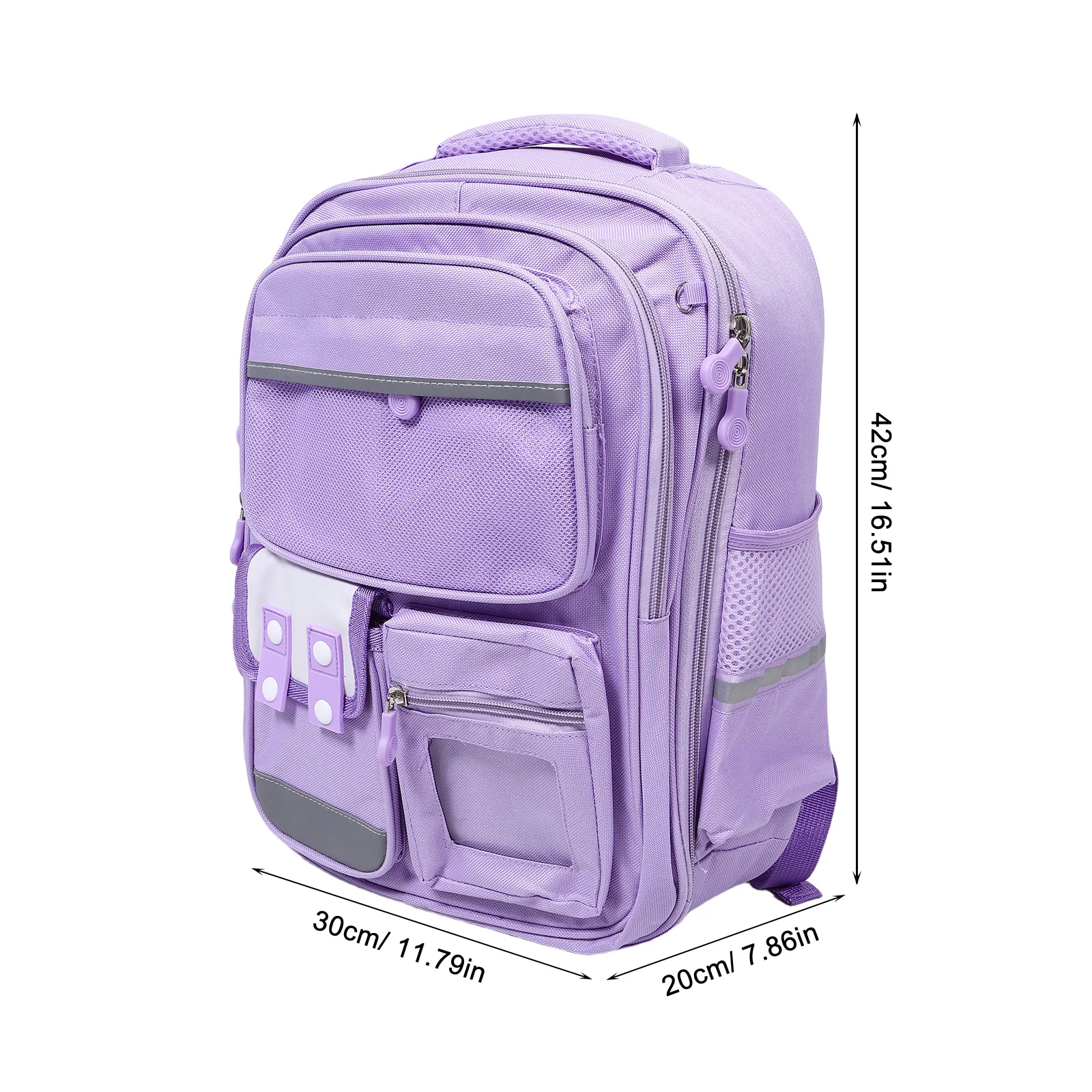 Cute School Backpack for Large Capacity Multi Pocket Nylon Student Bag Middle High School Bookbag Rucksacks Travel