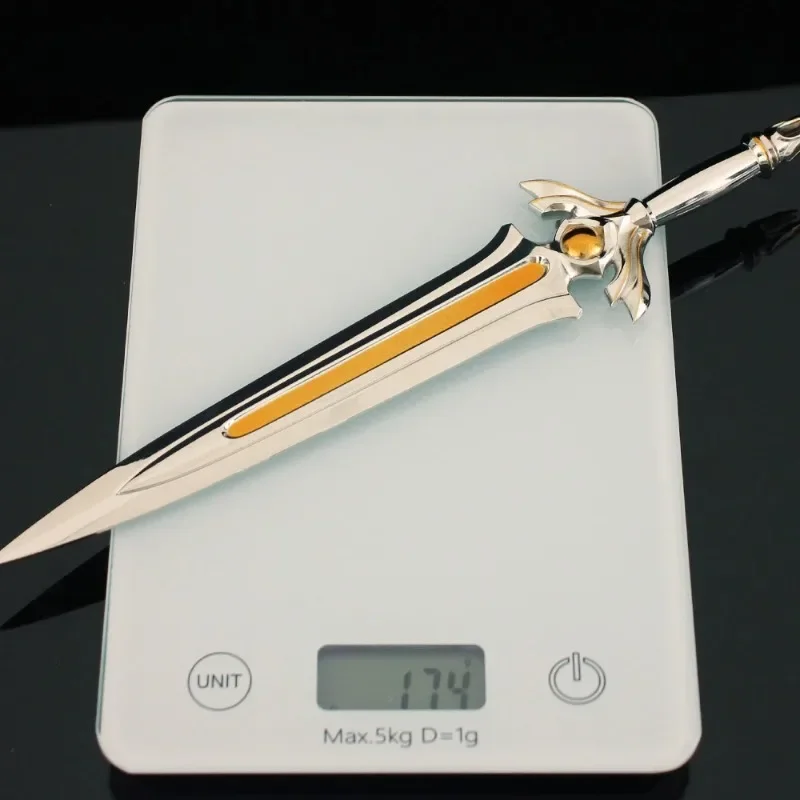 28cm VALORANT juego periférico Anime arma modelo aleación espada decoración colección Cosplay accesorios niños cumpleaños muñecas regalos Juguetes