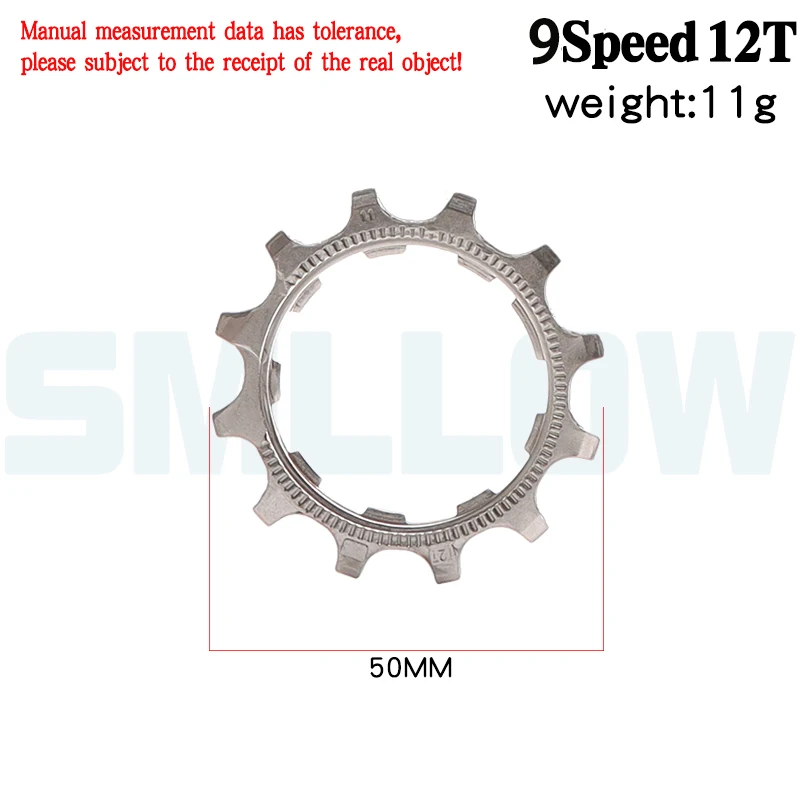 SMLLOW Cassette Bicycle Ratchet Cog 11 12 13 14 15 16  17 18 19 21 23 24 25 28 30 32T Sprocket 9Speed Pinion Bike 10v Cogset Sin