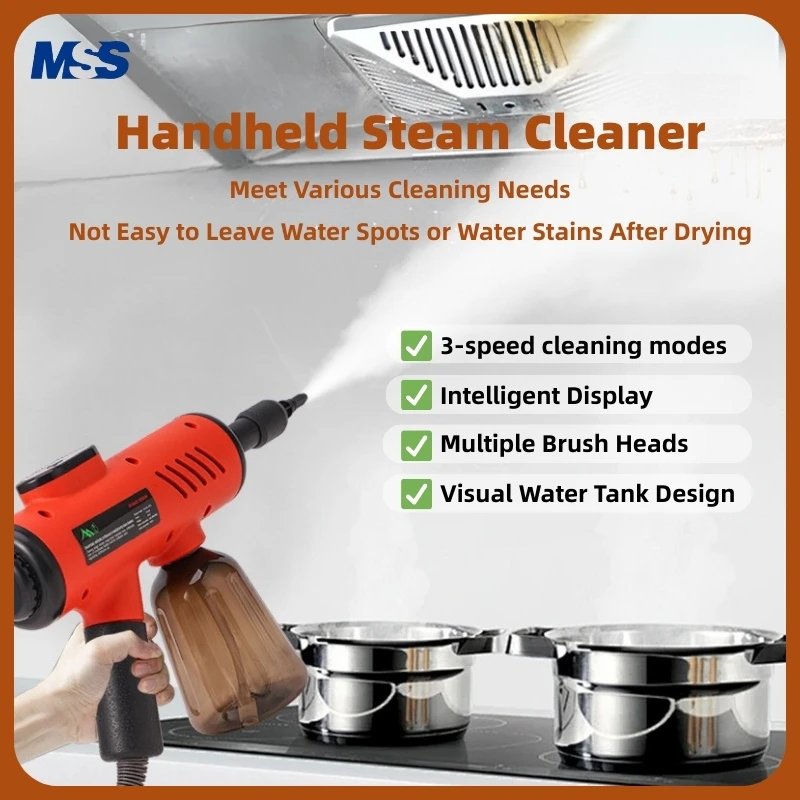 Multi Functional Handheld Steam Cleaner  1200W High Temperature And High Pressure Steam Cleaning Machine