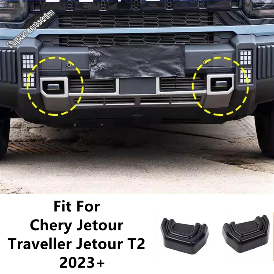 Trailer Hook Off-road Trailer Frame Cover Trim Modified Exterior Refit Kit Accessories For Chery Jetour Traveller T2 2023 2024