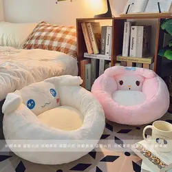 Sanrio Melody Cute Cushion Cartoon Kuromi Cinnamoroll Bedroom Sofa Floor Cushion Tatami Thickened Winter Cushion Home Supplies