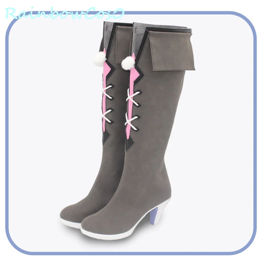 Umamusume Pretty Derby Wonder Acute Cosplay Scarpe Stivali Gioco Anime Festa di Carnevale Halloween Chritmas Rainbowcos0 W3214