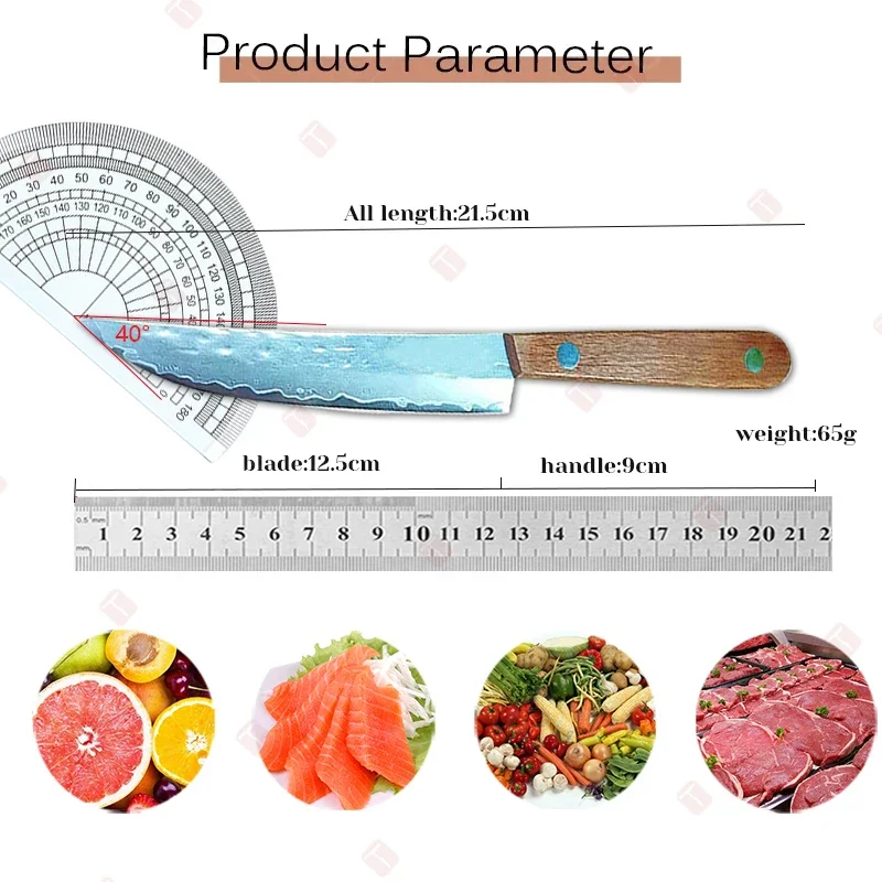 Damascus 67 Layer Steak Knife Kitchen Fruit Paring Knife Meat Cleaver Butcher Boning Knife Kitchen Knifes and Accessories