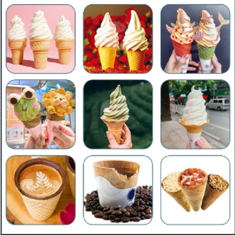 

Commercial Ice Cream Maker Yield Countertop Soft Serve Machine Frozen Yogurt Maker for Restaurant Snack Bar
