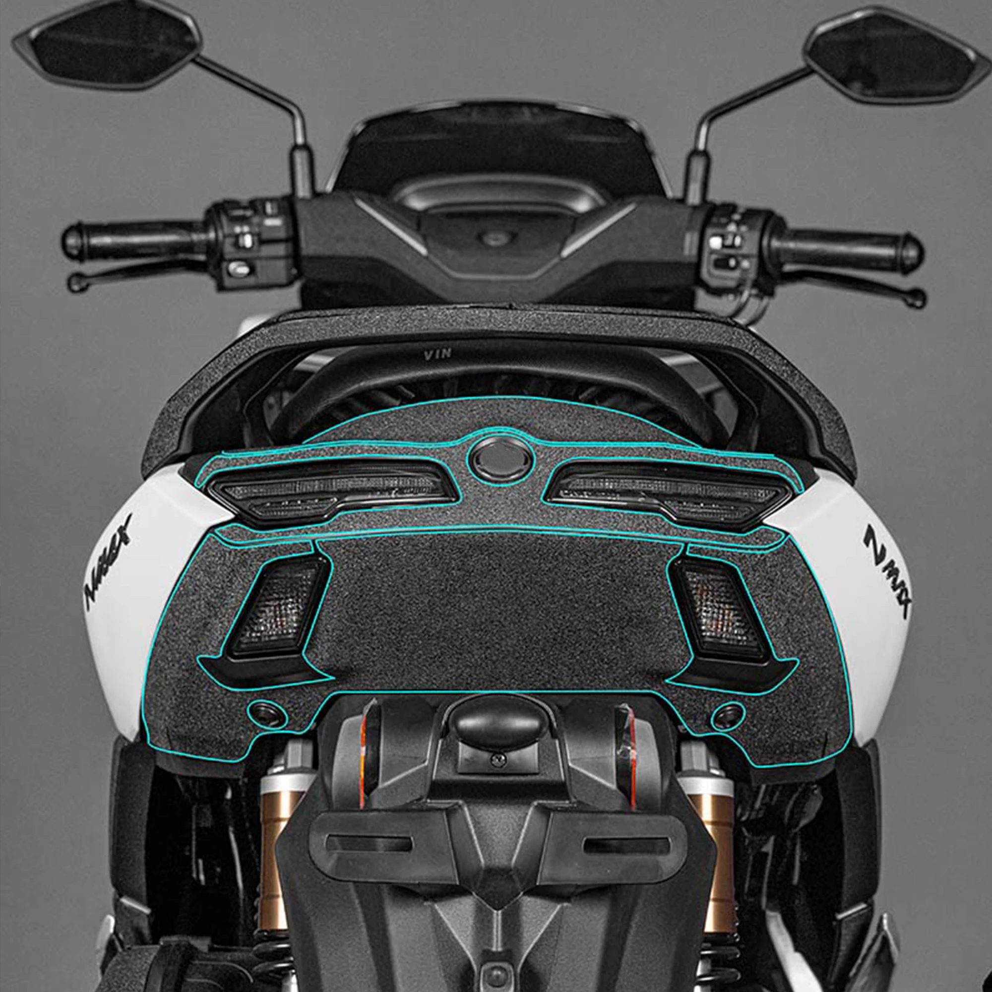 Compatible with 2025 Yamaha NMAX155 Motorcycle Armor Sticker Fuel Tank Decal Body Protective Sticker Modification Accessories