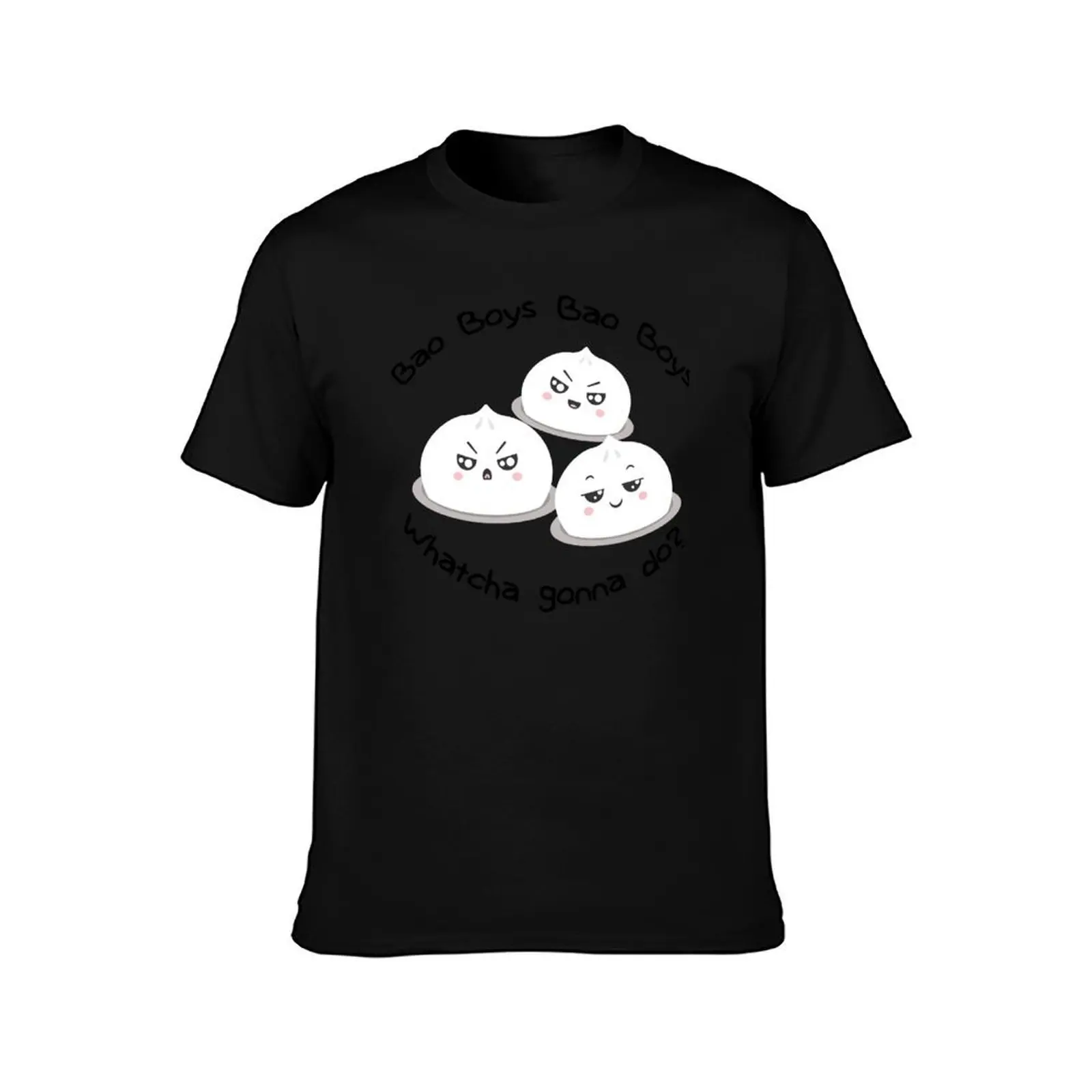 Bao Boys Whatcha gonna do? T-Shirt, Summer Casual Cotton Tee, Oversized Streetwear Tops, Vintage Graphic Print, Unisex Men Women
