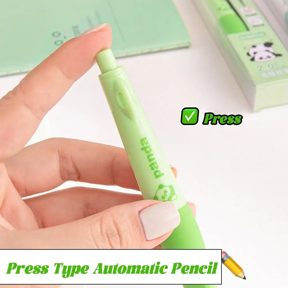Pen Holding Posture Correction Automatic Pencil 2B Lead 2.0mm Movable Pencil Comes With Sharpener Propelling Pencil Students