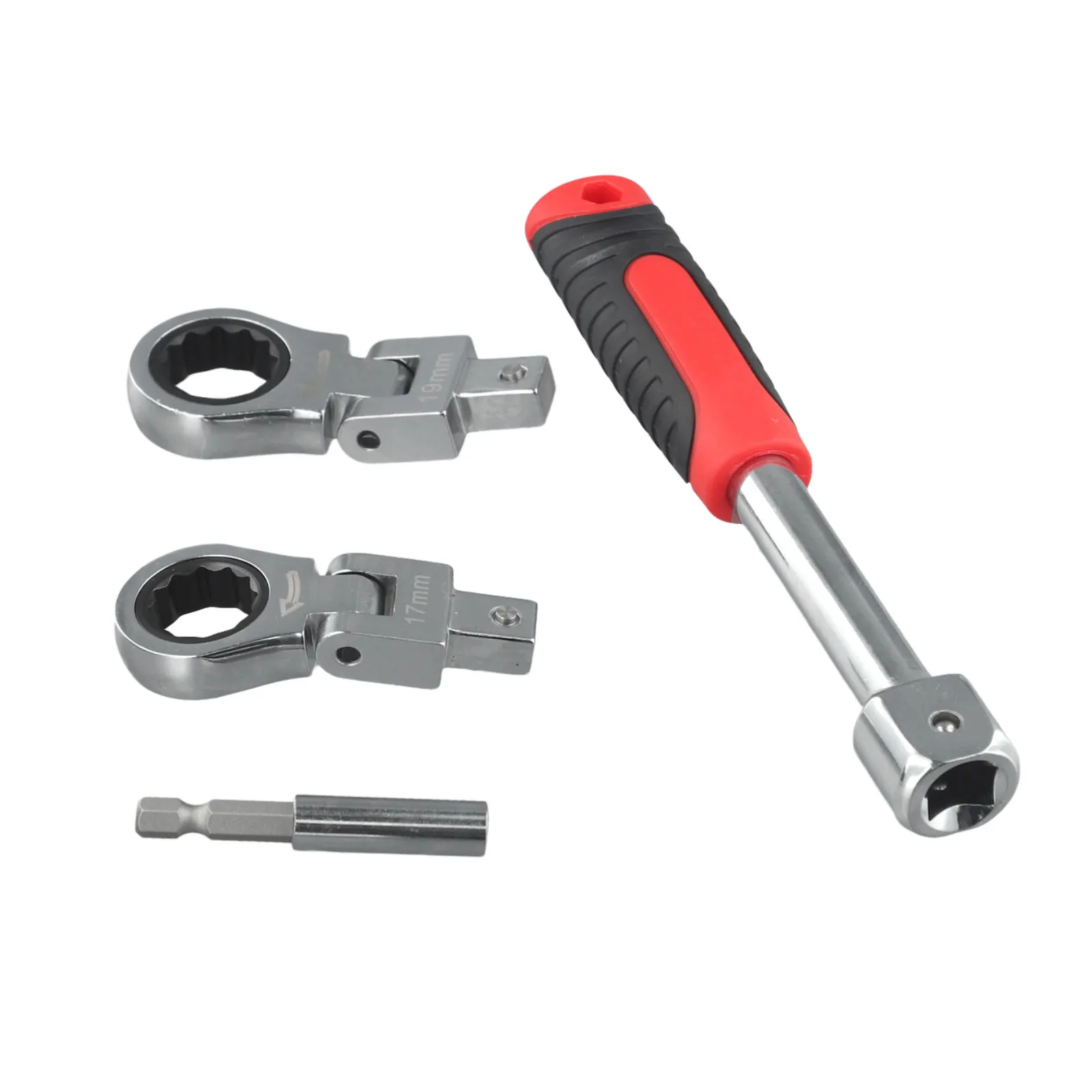

Set Ratchet Wrench Chrome-vanadium Steel 8-19mm Changeable Compact Exquisite Lightweight Screwdriver Study Tools