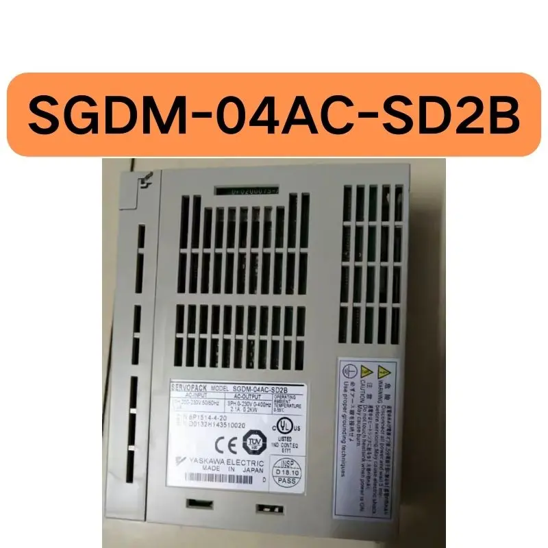 New SGDM-04AC-SD2B servo driver in stock for quick delivery