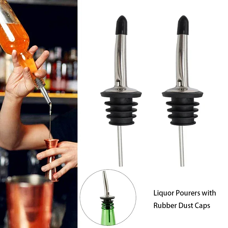 Oil Bottle Stopper Cap Dispenser Sprayer Lock Wine Pourer Sauce Nozzle Liquor Leak-Proof Plug Bottle Stopper Kitchen Bar Tool