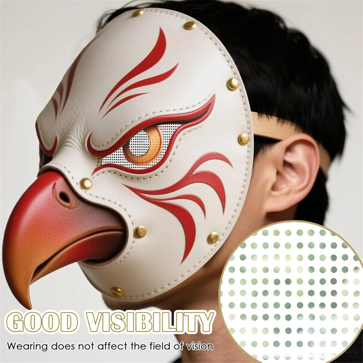 SSR 20 Pcs Plastic PVC White Mesh Sheet Waterproof Printable for Mask Furry Cosplay Props Fursuits Sculpting Supplies