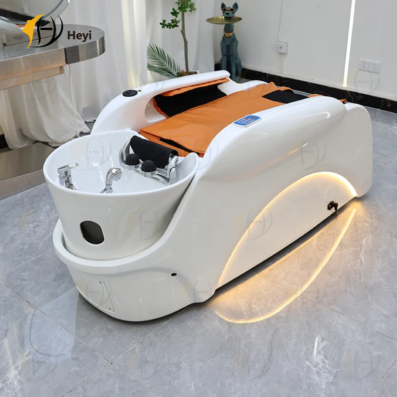 

Магазин мебели для розничной торговли, электрический многофункциональный шампунь для красоты, кровать с керамической чашей, раковина для салона