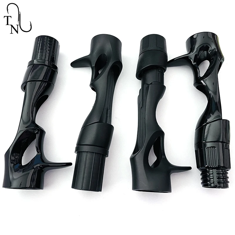 TN51 FCS 16# Bright Black And Black Casting Reel Seat DIY Reel Seat Repair Fishing Rod Building Components view 2