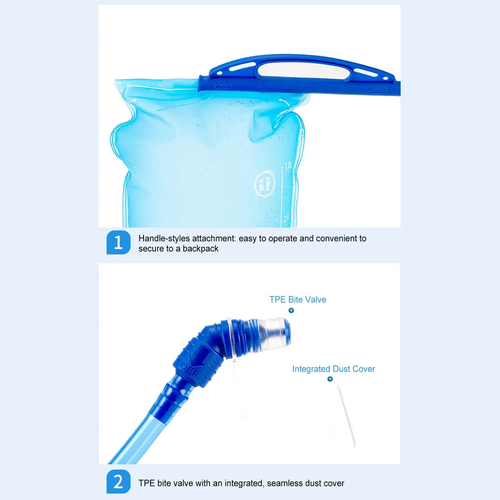 Hiking Water Filter Drinking Hydration Cleaning Purifier Bag Water Purifier Camping For Camping Backpacking Mountaineering