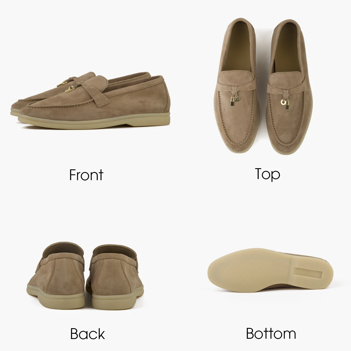 Donna-in Luxury Sheep Suede Loafers Shoes Women Slip-on Casual Flat Shoes Soft Comfortable Tassel Handmade Elegant Female Shoe