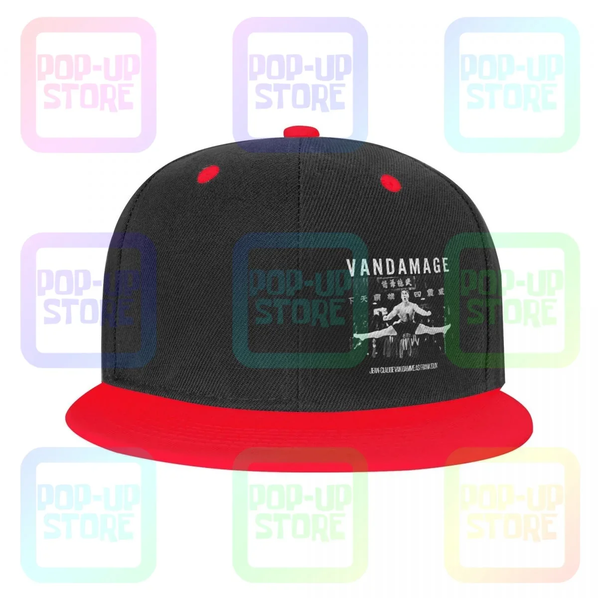 Vandamage Bloodsport Jean Claude Van Damme Snapback Cap Colorful Baseball Caps Pop Headwear Adjustable