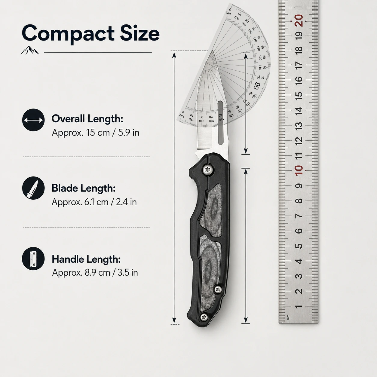Conjunto de 4 Facas Dobráveis  - Camping Cooking Knife Set avaliação e preço