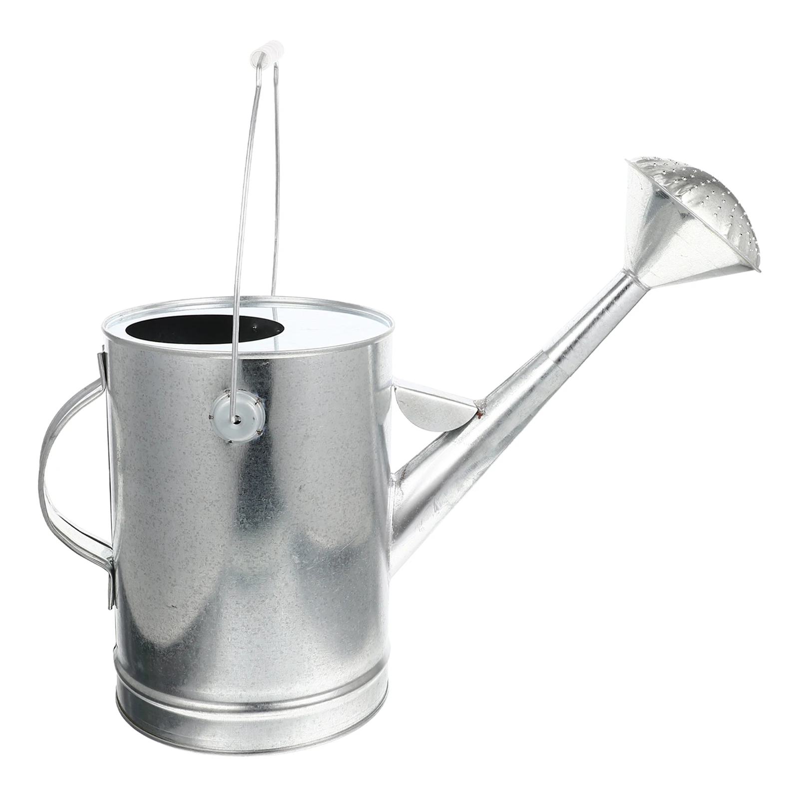 

Лейка из нержавеющей стали с длинным носиком, эргономичный H, прочный инструмент для растений, серебряный цвет, винтажный дизайн