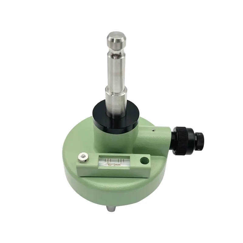 Green Three-Jaw Tribrach Adapter With Optical Plummet Level Bubble