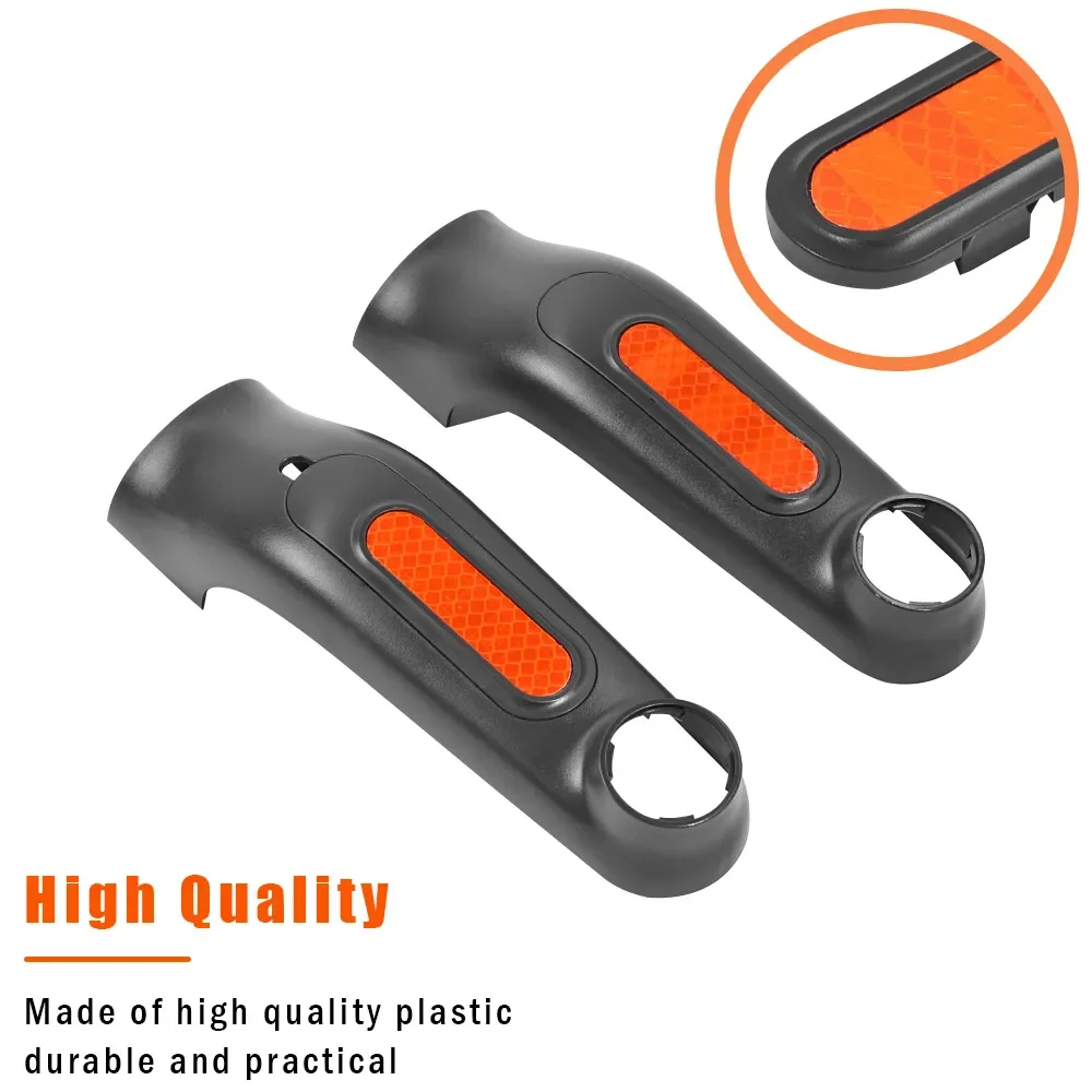 Front Protect Shell For Ninebot F20 F30 F40 Electric Scooter Left Right Front Wheel Reflective Sticker Assembly Kits Covers image 3