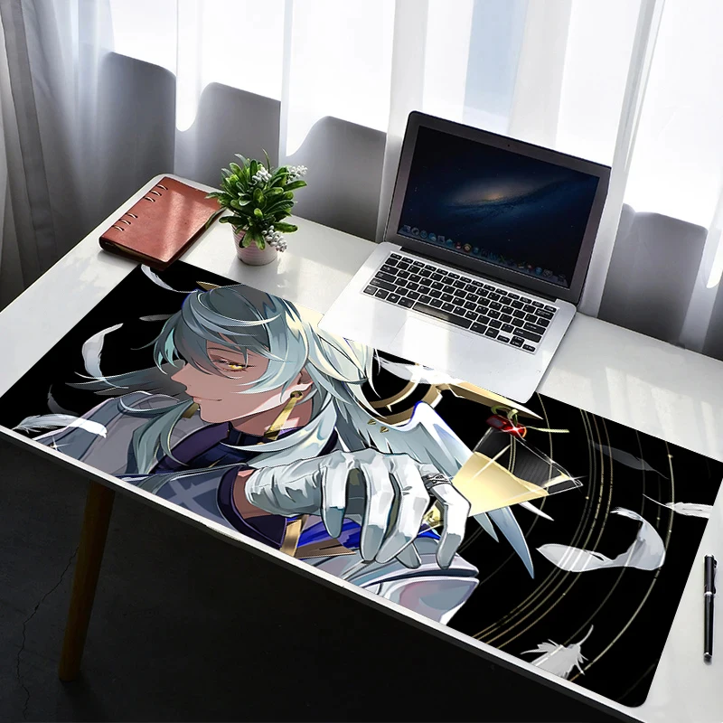 

Mouse Pad Laptop Non Slip Extended Desktop Mouse Mat PC Anime Keyboard Pad H-honkai Star Rail Sunday Gaming Accessories Mousepad